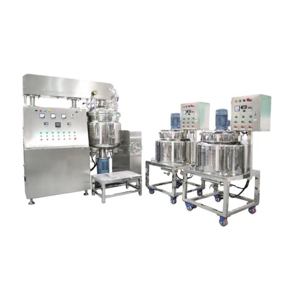 Quality 200L Hydraulic Lifting Vacuum Emulsifying Machine Ointment Homogeneous Lotion Mixer wholesale