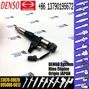0950006612 DENSO Diesel Injector 23670-E0020 For HINO Engine