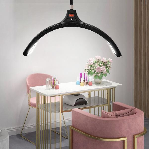 360 Degree Rotating Led Fill Light 60w Low Heating Moon Lights 7500k Selfie