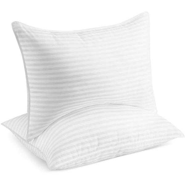 Quality Soft White Microfiber Rectangle Pillow with Medium Softness Level wholesale