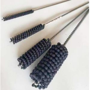 China Silicon Carbide Ball Head Polishing Brush Ball Head Pipe Abrasive Brush on sale