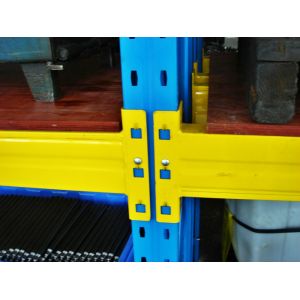 Blue / Orange Multi Level Heavy Duty Pallet Racking With Cold Rolling Steel