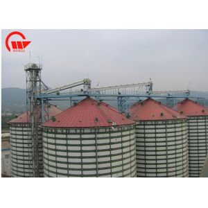 Fully Enclosed Automated Conveyor Systems , Grain Belt Conveyor For Storage Silo