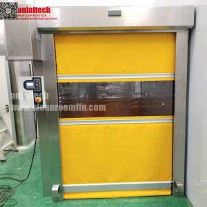 Fast rolling Door Air Shower for material Passing through