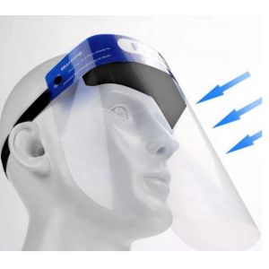 Anti Fog Disposable Face Shield Protective Cover Transparent Color Lightweight