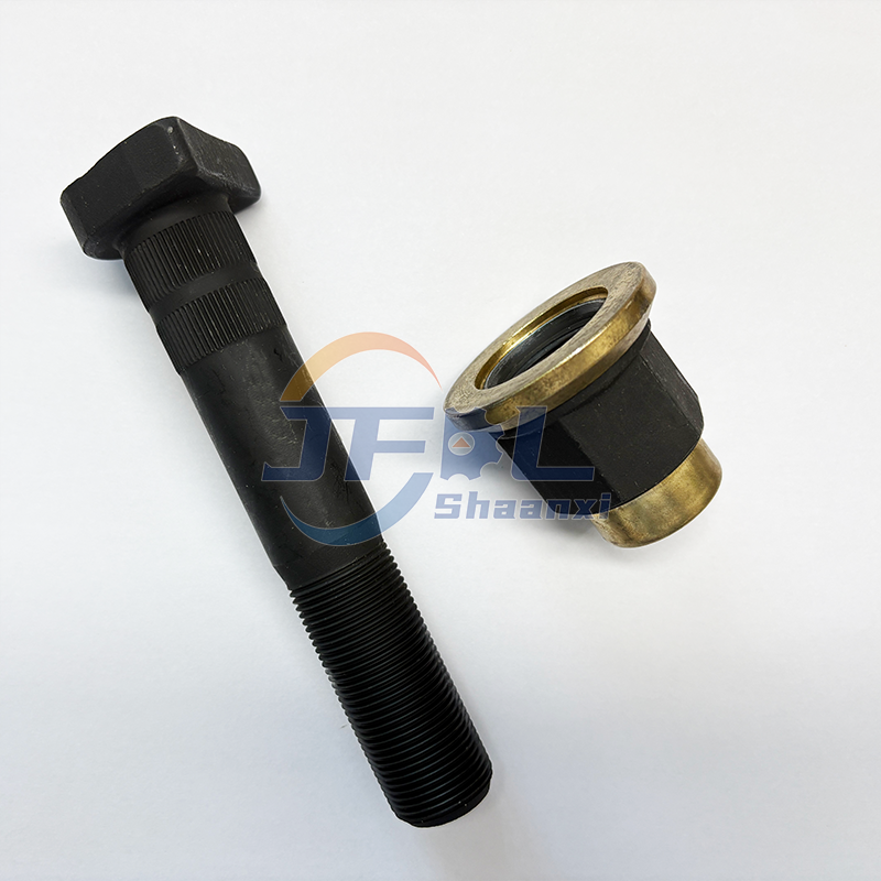 Front and rear Wheels Universal Screws M24*1.5 Hub Bolts and Nuts for SHACMAN