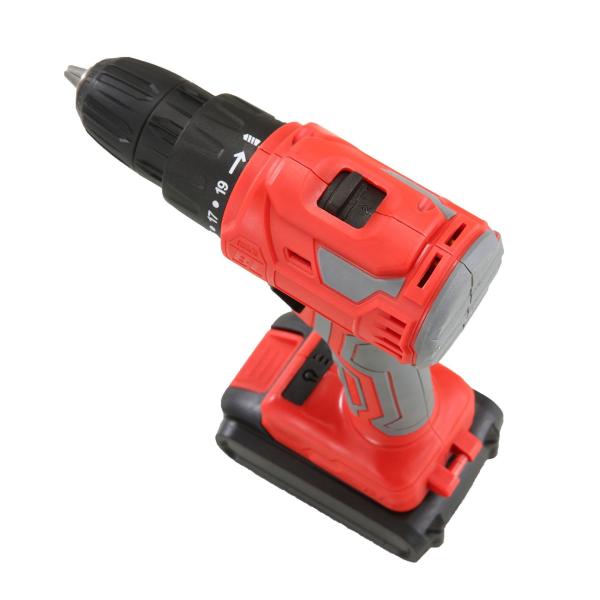 Home Household Cordless Drill Tool Kit Set With 36V Li Ion Battery Charger