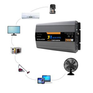 2000W Pure Sine Wave Solar Inverter 12V/24V to 110V/220V
