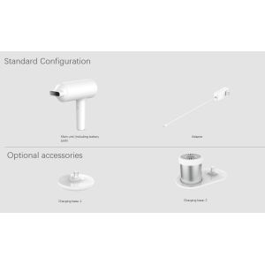 Replaceable Battery Straight Handle Rechargeable Cordless Hair Dryer