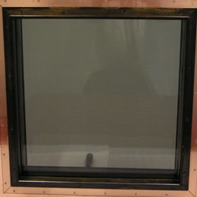 Quality 900 X 1200MM Radiation Proof RF Shielded Windows Copper Metal wholesale
