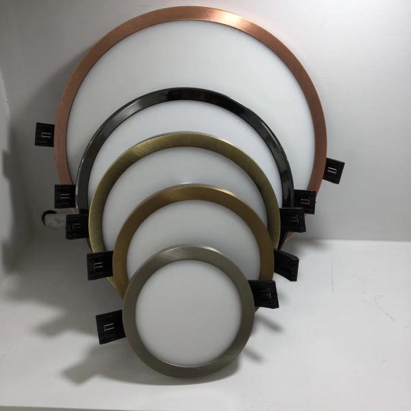 500LM 3000K 6W Triac Dimmable LED Panel Light / LED Flat Panel Ceiling Lights