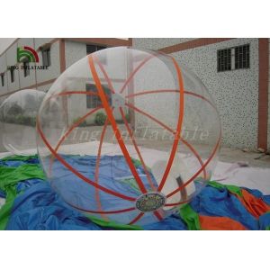 Colorful PVC / TPU Inflatable Walk On Water Ball 2m Diameter For Water Items