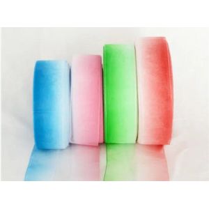 Single Face Silk Organza Ribbon 4 Grade Color Fastness For Holiday Decoration