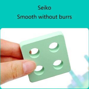 Puzzle Wooden Stacking Blocks Baby Shape Sorting Developmental Tumble Tower