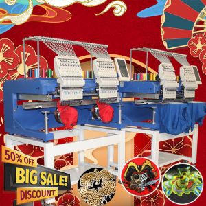 Cheaper than swf embroidery machine price HO1502H cap t-shirt flat 3d embroidery