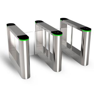 Cheap Access Control Security Swing Barrier Gate With Face Recognition Temperature Detection for sale