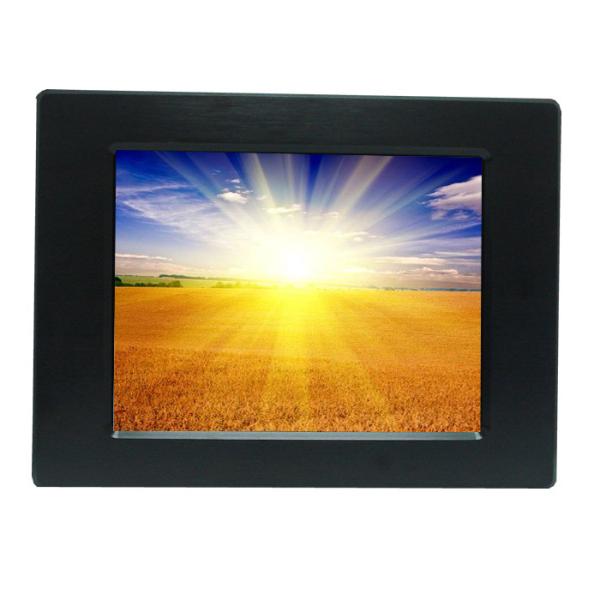 Quality 10.4" panel mount sunlight readable LCD monitor with resistive pcap touchscreen wholesale