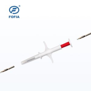 Livestock ID Chip FDX-B Animal Microchip Tag With 6 Barcode Stickers Sterilized