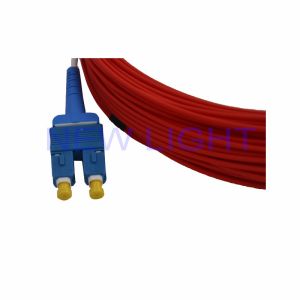 RoHS SC Uniboot Multimode Fiber Optic Patch Cord LSZH 2.0 Mm