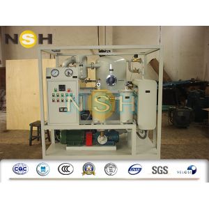China High Voltage Transformer Oil Purifier , Dehydrator Safe Operation Oil Purification Systems on sale