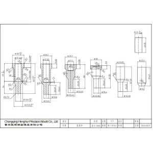 Surface Polishing Hex Dies CAD Design Cold Heading Punch Die