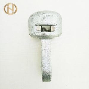 Hot Dip Galvanized Steel Socket Clevis Eye Convenient For Insulator
