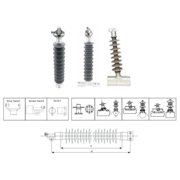Transmission Silicone Insulators Line Post 69kv To 230 Kv