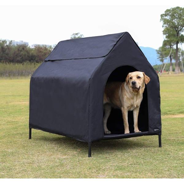 Xl Elevated Dog Bed Pet Bed Sunshade March Bed Outdoor Pet Tent Breathable Portable Dog Kennel Tent