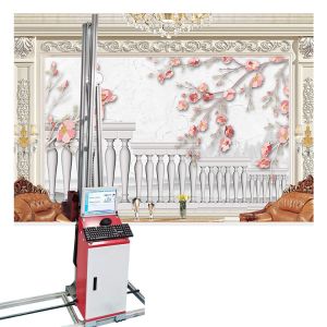 Automatic 3d Vertical Wall Printer Direct To Wall Painting Machine