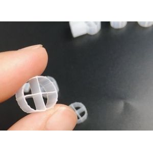 HIPS White Color Plastic Bio Media , Moving Bed Biofilter 12*9mm Size