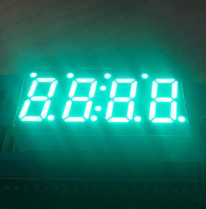Cheap Pure Green 0.49inch 4 Digit 7 Segment LED Display Common cathode for Temperature Controller for sale
