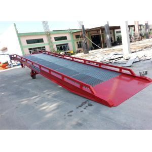 CE Certification Steel Mobile Loading Ramps With 10 Ton Capacity