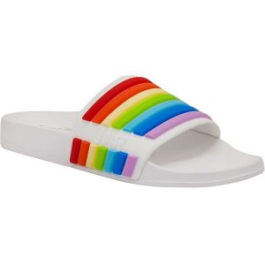 China EVA Rubber Soles Women's Slides Rubber Band Flat Sandals Slip On on sale