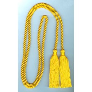 52 Inches long soft rayon cotton honor cord  with 4 inches tassels on both ends
