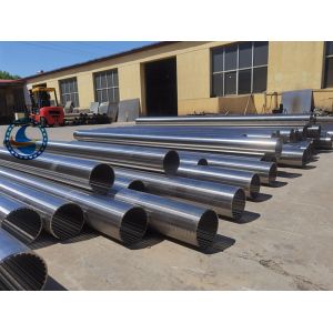 SS304 6-5/8" 0.75mm Slot Water Well Screen For 300M Depth Water Wells