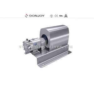 Fluid Control Mini Rotary Lobe Pump Honney Commestic Food Transfering