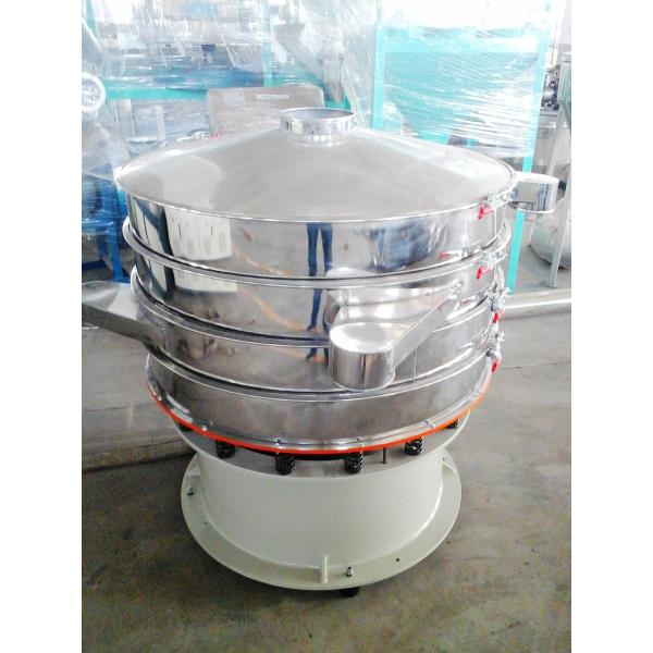 304 Stainless Powder Sieving Machine , Rotary Circular Vibrating Screen