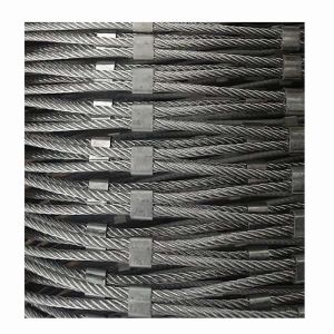 1.5mm Thickness SS 316 Wire Rope Fence Stainless Steel Rope Mesh For Zoo