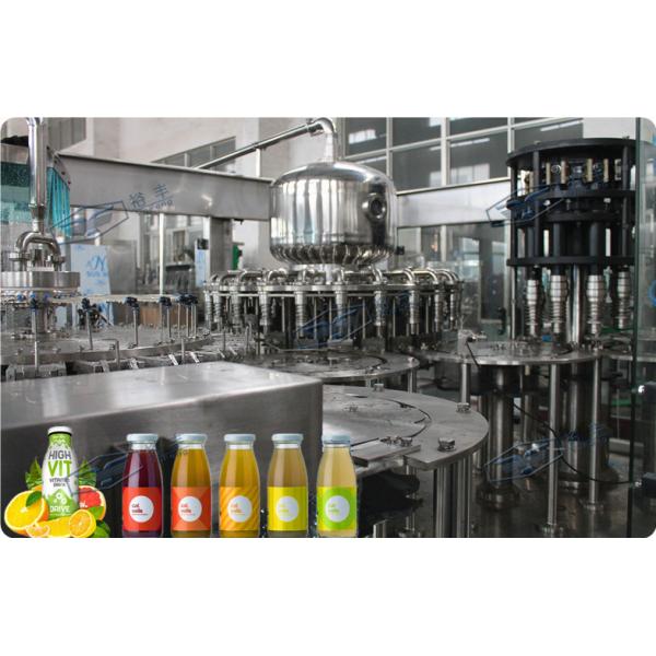 0.4Mpa 8000BPH Hot Filling Orange Juice Machine For Glass Jars With Twist Off