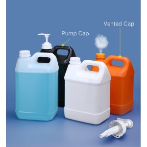 40% PCR Added 1L HDPE Square Barrel Plastic Bucket Jerry Can for Oil Drum from