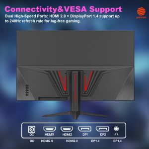 27-Inch Widescreen Gaming Monitor: 2560x1440 1K IPS Panel (178° Wide Viewing