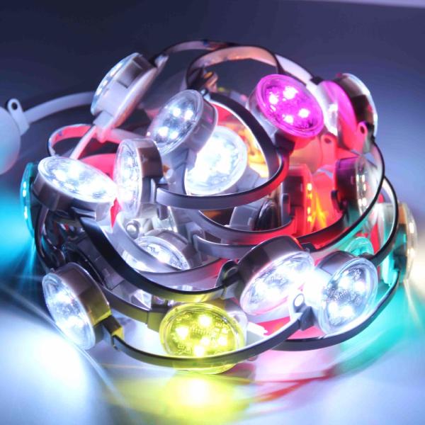 40mm 50mm DC24V Waterproof Rgb LED Pixel Light For Building Lighting