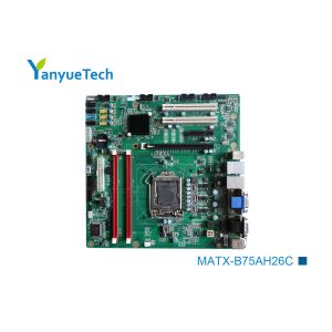 MATX-B75AH26C 2 Gigabit LAN Micro ATX Motherboard / Intel PCH B75 Matx