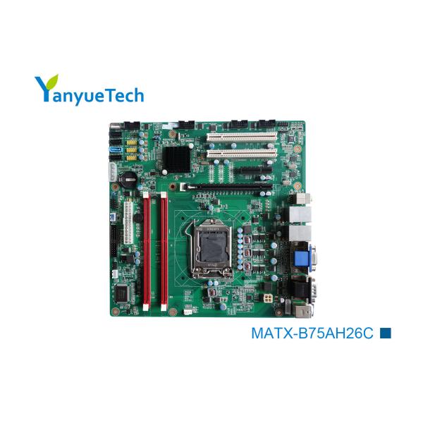 MATX-B75AH26C 2 Gigabit LAN Micro ATX Motherboard / Intel PCH B75 Matx