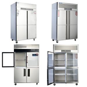 220V-240V Above Foam Layer Stainless Steel Reach-In Refrigerator For Commercial