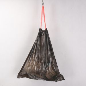 15Pcspack Drawstring Garbage Bag Plastic Colorful Trash Roll for Kitchen