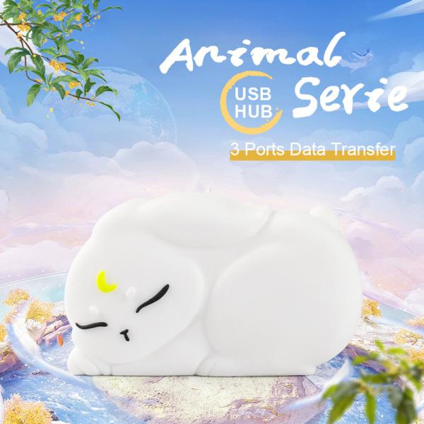 USB PVC Fast Reading Hub Tf Card Reading Hub with Rapid Data Transfer and Memory Card Reader