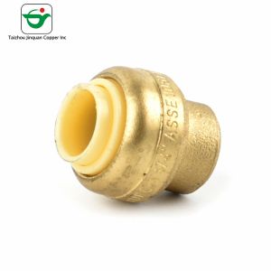 China NSF61 1/2 Copper Push Fit Fittings Yellow End Caps on sale