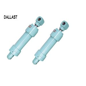China GS Double Acting Hydraulic Ram Piston Chrome Painted Double Earrings Stroke 600mm on sale