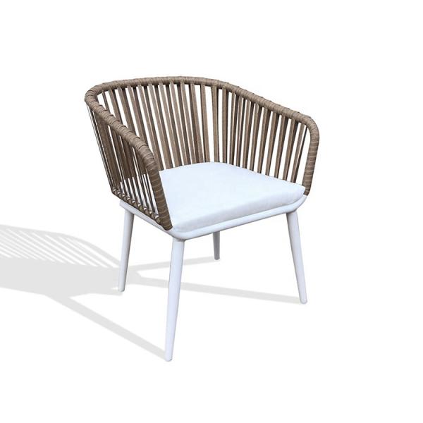 Quality D60cm Rattan Garden Dining Chairs wholesale